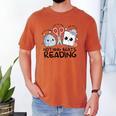 Nothing Beats Reading Rock Paper Scissors Book Lover Teacher Men's Comfort Colors T-Shirt Yam