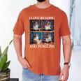 Penguin Love Reading And Penguins Child Book Lover Men's Comfort Colors T-Shirt Yam