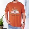 Quote New Chapter Begins Retired 2025 Floral Open Book Men's Comfort Colors T-Shirt Yam