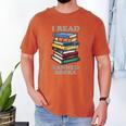 I Read Banned Books Bookworm Men's Comfort Colors T-Shirt Yam