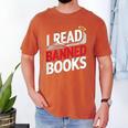 I Read Banned Books Defiant And Bold Men's Comfort Colors T-Shirt Yam