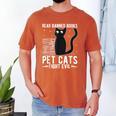 Read Banned Books Pet Cats Fight Evil Read Banned Books Men's Comfort Colors T-Shirt Yam