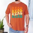 Read Read Read Read Book Lover Reading Bookworm Reader Men's Comfort Colors T-Shirt Yam