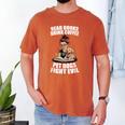 Read Books Drink Coffee Pet Dogs Fight Evil Bookworm Dog Men's Comfort Colors T-Shirt Yam Read Books Drink Coffee Pet Dogs Fight Evil Bookworm Dog Men's Comfort Colors T-Shirt Yam