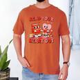 Read Your Heart Out Valentine Reading Book Girl Kid Teacher Men's Comfort Colors T-Shirt Yam