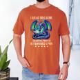 I Read Because Roasting People Is Frowned Upon Dragons Books Men's Comfort Colors T-Shirt Yam