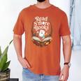 Read S'More Books Camping Outdoors Travel Campfire Men's Comfort Colors T-Shirt Yam Read S'More Books Camping Outdoors Travel Campfire Men's Comfort Colors T-Shirt Yam
