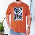 The Reader Tarot Card Reading Skeleton Skull Book Lover Men's Comfort Colors T-Shirt Yam
