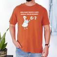 Reading 6-7 Silly Goose Read Books Bookish Bookworm Men's Comfort Colors T-Shirt Yam