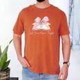 Reading Books Mom Mothers Day Coquette Pink Bow Book Lovers Men's Comfort Colors T-Shirt Yam