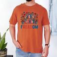 Reading Freadom Freedom Book Lover 4th Of July Men Women Men's Comfort Colors T-Shirt Yam Reading Freadom Freedom Book Lover 4th Of July Men Women Men's Comfort Colors T-Shirt Yam