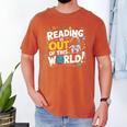 Reading Is Out Of This World Space Book Lover Kids Men's Comfort Colors T-Shirt Yam
