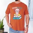 Reads Alotl Shirt Kids Readsolotl Read Axolotl Shirt Books Men's Comfort Colors T-Shirt Yam
