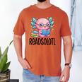 Readsolotl Cute Axolotl Reading Book Kawaii Pink Aesthetic Men's Comfort Colors T-Shirt Yam Readsolotl Cute Axolotl Reading Book Kawaii Pink Aesthetic Men's Comfort Colors T-Shirt Yam