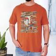 RtY Book Man Graphic Eyes Colorful Art Small Men's Comfort Colors T-Shirt Yam