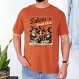 Salem Book Club Bookish Halloween Retro Salem Witch Book Men's Comfort Colors T-Shirt Yam