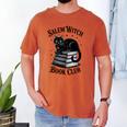 Salem Witch Book Club Bookish Halloween Cat Women Men's Comfort Colors T-Shirt Yam Salem Witch Book Club Bookish Halloween Cat Women Men's Comfort Colors T-Shirt Yam