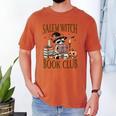 Salem Witch Book Club Raccoon Reading Men's Comfort Colors T-Shirt Yam