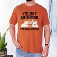 Sarcasm Cat Sarcastic Introvert Antisocial Cat Lover Men's Comfort Colors T-Shirt Yam