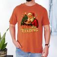 He Sees What You’Ve Been Reading Santa Book Lover Christmas Men's Comfort Colors T-Shirt Yam He Sees What You’Ve Been Reading Santa Book Lover Christmas Men's Comfort Colors T-Shirt Yam