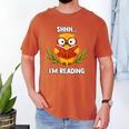 Shhh I'm Reading World Book Day Costume 2026 Kids Men's Comfort Colors T-Shirt Yam Shhh I'm Reading World Book Day Costume 2026 Kids Men's Comfort Colors T-Shirt Yam