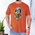 Shih Tzu Book How To Train Your Human Funny Dog Motif Men's Comfort Colors T-Shirt Yam