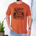 Sleepy Hollow Dead And Breakfast Please Book Ahead Men's Comfort Colors T-Shirt Yam