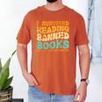 I Survived Reading Banned Books Read Librarian Men Women Men's Comfort Colors T-Shirt Yam I Survived Reading Banned Books Read Librarian Men Women Men's Comfort Colors T-Shirt Yam