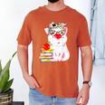 Teacher Pig Cute Farm Animal Book Lover School Student For Men Women Kids Men's Comfort Colors T-Shirt Yam Teacher Pig Cute Farm Animal Book Lover School Student For Men Women Kids Men's Comfort Colors T-Shirt Yam