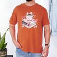 Teacher Valentine's Day All Booked For Valentines Reading Men's Comfort Colors T-Shirt Yam