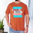 Threadless Grey Sky Chai Trans Book Pride Graphic Men's Comfort Colors T-Shirt Yam