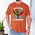 History Education Is Freedom Books Black History Premium Tri-Blend Men's Comfort Colors T-Shirt Yam