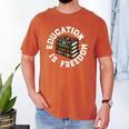History Education Is Freedom Books Teach Black History Men's Comfort Colors T-Shirt Yam