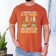 If You Walk A Mile In My Shoes You'Ll End Up At Bookstore Men's Comfort Colors T-Shirt Yam If You Walk A Mile In My Shoes You'Ll End Up At Bookstore Men's Comfort Colors T-Shirt Yam
