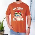 My Wife Is My Favorite Author Book Writer Men's Comfort Colors T-Shirt Yam My Wife Is My Favorite Author Book Writer Men's Comfort Colors T-Shirt Yam