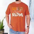WILD ABOUT READING Reading Books Bookworm Library Day Men's Comfort Colors T-Shirt Yam