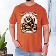 Wise Owl Reading Books Men's Comfort Colors T-Shirt Yam