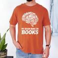 Women's My Brain Runs On Books Reading Bookworm Men Women Men's Comfort Colors T-Shirt Yam Women's My Brain Runs On Books Reading Bookworm Men Women Men's Comfort Colors T-Shirt Yam
