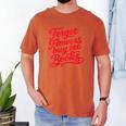 Women's Forget Flowers Buy Me Books Valentine Book Lover Men's Comfort Colors T-Shirt Yam