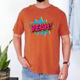 Yeah Comic Comic Book Graphic Men's Comfort Colors T-Shirt Yam