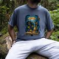 4 Books Are Portable Magic Bookish Reading Nerd Quote Men's Comfort Colors T-Shirt Denim