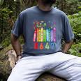 8647 Equal Rights Book Flower Trump Women Rights Feminist Men's Comfort Colors T-Shirt Denim