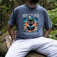 Abibliophobia Cat Reading Bookworm Reader Nerd For Men Women Girls Kids Men's Comfort Colors T-Shirt Denim