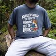 Abibliophobia Dog Book Lover Library Men's Comfort Colors T-Shirt Denim Abibliophobia Dog Book Lover Library Men's Comfort Colors T-Shirt Denim