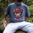 Adorable Book Lover Cowboy With Reading Glasses Cute Men's Comfort Colors T-Shirt Denim Adorable Book Lover Cowboy With Reading Glasses Cute Men's Comfort Colors T-Shirt Denim
