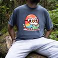 Adorable Book Lover Parrot With Reading Glasses Cute Men's Comfort Colors T-Shirt Denim