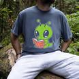 Alien Reading Book Believe In Yourself Kids Women Men Men's Comfort Colors T-Shirt Denim Alien Reading Book Believe In Yourself Kids Women Men Men's Comfort Colors T-Shirt Denim