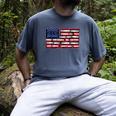 America US Flag Books Library Reading For Book Lover Reader Men's Comfort Colors T-Shirt Denim