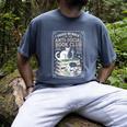 Anti-Social Book-Club Cat Graphic Men's Comfort Colors T-Shirt Denim Anti-Social Book-Club Cat Graphic Men's Comfort Colors T-Shirt Denim