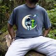 Astronaut Reading Book To Alien Shirt Moon Space Lover Kids Men's Comfort Colors T-Shirt Denim Astronaut Reading Book To Alien Shirt Moon Space Lover Kids Men's Comfort Colors T-Shirt Denim